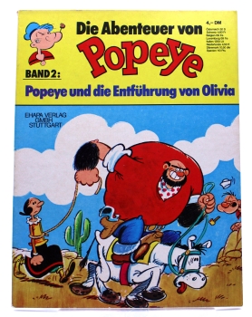 Die Abenteuer von Popeye Comic Album Nr. 2: Popeye und die Entführung von Olivia von Ehapa